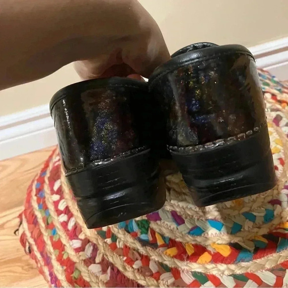 Dansko shiny  multicolor clogs - Picture 2 of 5